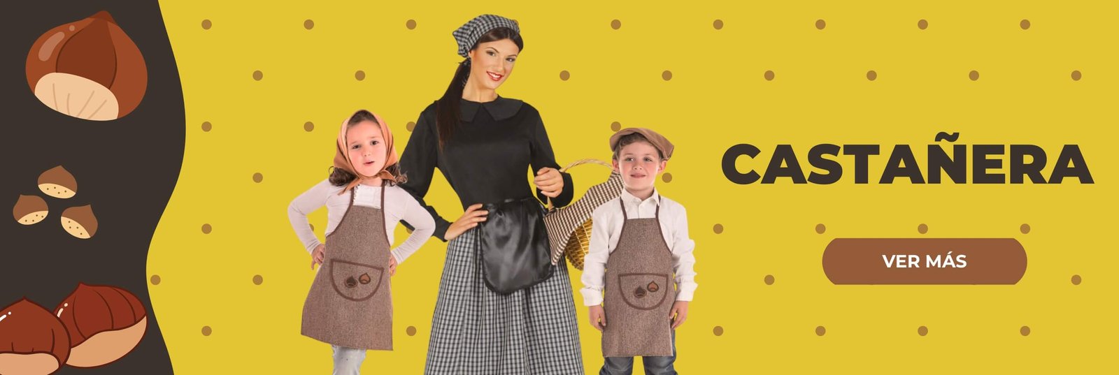 Disfraces de Castañera y Castañero